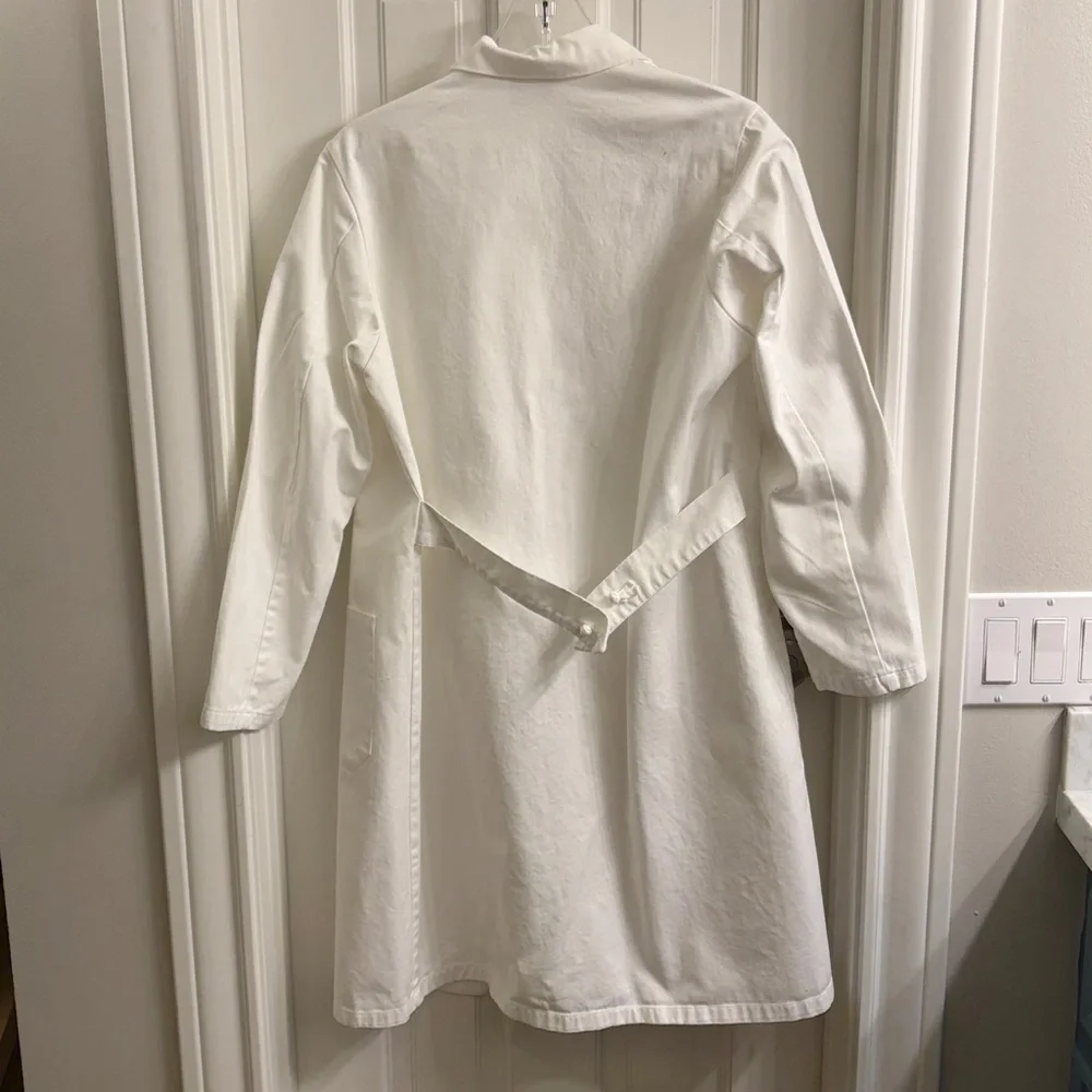 LAB COAT -Fashion Seal Healthcare White Cotton - Picture 5 of 8